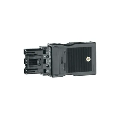 Produktbild von Hager G4703 - Schwarz - IP20 - 230 V - Halogen - 76 mm - 35 mm