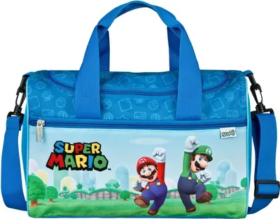 Produktbild von Undercover Sporttasche SUPER MARIO (Maße: ca. 35 x 24 x 16 cm; Material: Polyester; mit Reißverschluss-Hauptfach)