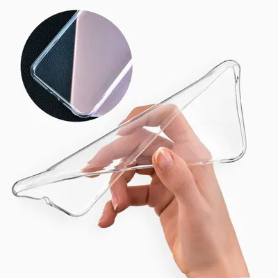 Zdjęcie produktu dla Techsuit Clear Silicone etui na Motorola Razr 50 – Przezroczyste