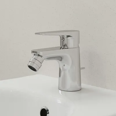 Produktbild von Kronenbach Radia 3.0 Bidet-Einhebelmischer mit Ablaufgarnitur 1 1/4