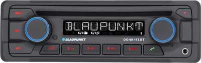 Produktbild von Blaupunkt Doha 112 BT im Heavy Duty design mit 12V Anschluss, CD Spieler, Freisprechfunktion und Lenkradfernbedienung