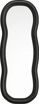 Produktbild von Organischer Spiegel - Paulownia-Holz - 60 x 160 cm - Schwarz - TAYLI