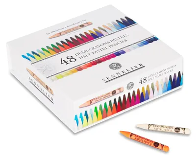 Produktbild von Sennelier Magnetisches Kartonset von 48 halben Pastellstiften - N132380.02