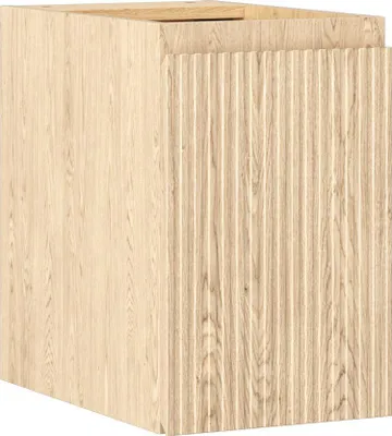 Obrázok produktu pre Mexen Rivel kúpeľňová skrinka 30 cm, 1 dvierka, rebrovaná, dub - 91A21-03047-1-BF81