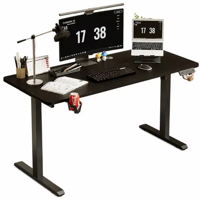 Obrázek produktu pro Elektrický zvedací stůl černý 160 cm Nastavitelný 72-118 cm
