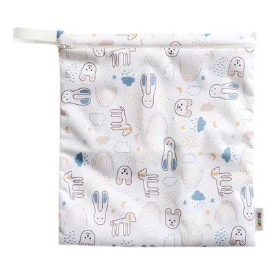 Obrázok produktu pre Vak na mokré veci Medium - White Teddy