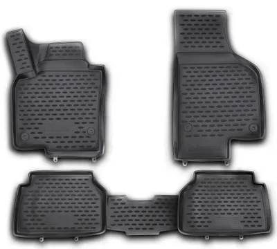 Produktbild von AD Tuning Gummi Fußmatten Set für VW Tiguan 1 Typ 5N, Bj. 10/2007-2016