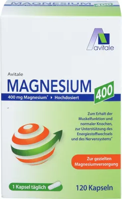 Obrázok produktu pre Horčík 400 mg kapsuly 120 kapsúl