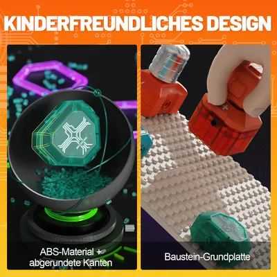 Produktbild von Experimentierkasten Elektronik Baukasten, Experimente für Kinder, 50 STEM Physikspielzeug