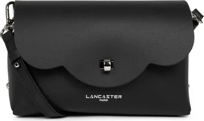Image de Lancaster Sac rabat PUR & ELEMENT CITY FLORE Noir/Champagne