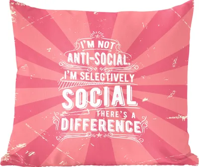 Produktbild von MuchoWow® Zierkissen Sofakissen Wohnzimmer Dekokissen 40x40 cm Jahrgang - Gestaltung - Text - Foto Kissen - Schlafzimmer Dekoration