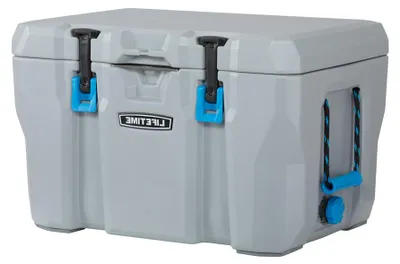 Produktbild von Lifetime Kunststoff Kühlbox Premium 52 L passive Kühlbox Grau 44x69x44 cm