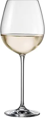 Productafbeelding van Elegante witte wijnglazen set van 4 - Vaatwasmachinebestendig Tritan-kristal
