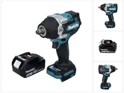 Immagine prodotto di Avvitatore a impulsi a batteria Makita DTW 700 M1 18 V 700 Nm 1/2" XPT Brushless + 1x batteria ricaricabile 4,0 Ah - senza caricabatterie