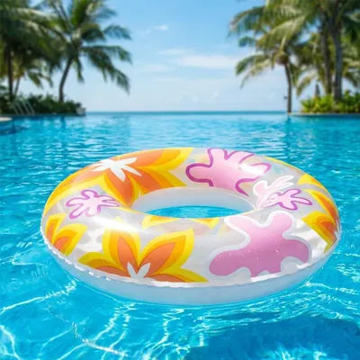 Produktbild von Schwimmring Designer 76cm Transparent