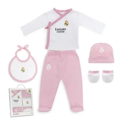 Productafbeelding van Real Madrid Baby Uitrustingsset, 5-delig – Roze