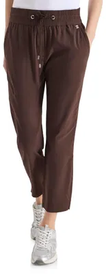 Produktbild von Cecil Mid Waist Slim Leg Hose im Casual Fit Brown Cacao M