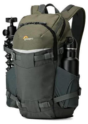 Zdjęcie produktu dla Lowepro Flipside Trek BP 250 AW, Plecak, Dowolna marka, Mirrorless, DSLR, Pasek na ramię, Zielony, Szary