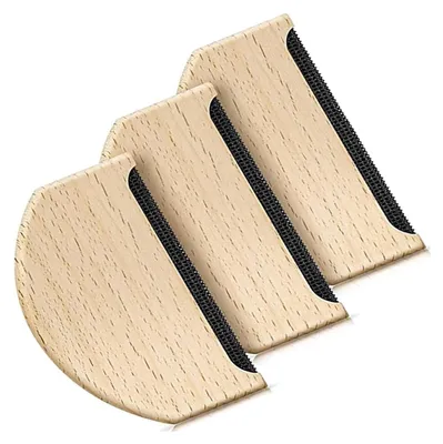 Kaschmier-Kamm 3er-Set – Wollkamm für Fusselentfernung