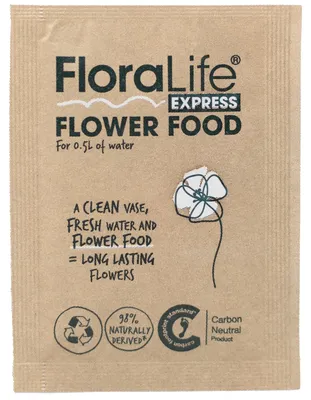 Produktbild von FloraLife Express Pulver Papier – für 0,5 l, 1.000 Sachets