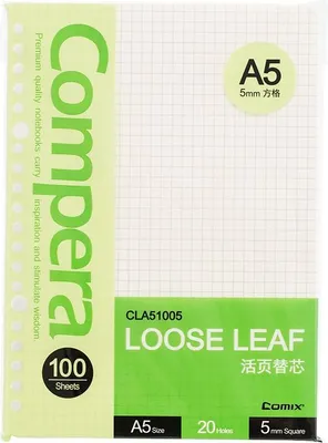 Produktbild von Ersatzblätter für Compera CLA51005 A5 Ringbuch