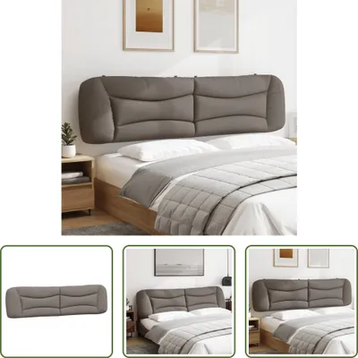 Produktbild von The Living Store Kopfteil-Kissen Taupe 200 cm Stoff