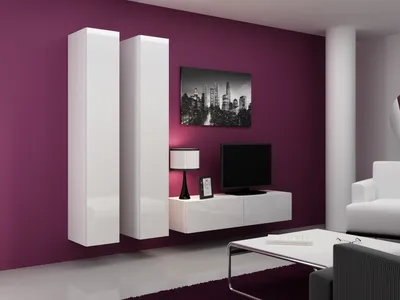 Obrázek produktu pro Cama RTV VIGO140 b/b, Bílá, Dřevotřískové desky, Bílá, Dřevotřískové desky, Laminát, Matný
