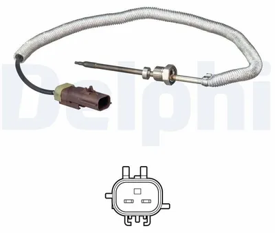 Produktbild von DELPHI TS30255 Sensor, Abgastemperatur x
