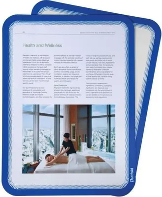 Immagine prodotto di Confezione da 2 cornici magnetiche Magneto singole A4 blu Tarifold