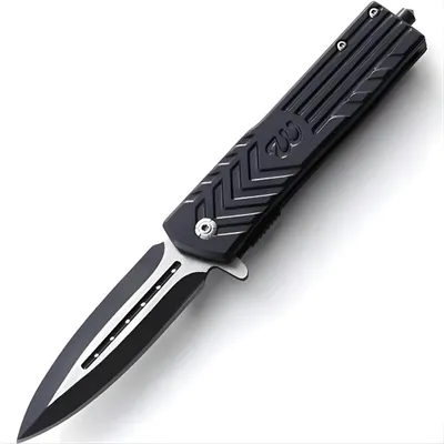 Zdjęcie produktu dla Składany nóż outdoorowy GC-39062 - Czarny/Srebrny KP39062