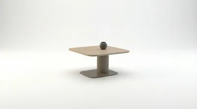 Zdjęcie produktu dla Stolik kawowy, nowoczesny, drewniany, kwadratowy, do salonu, minimalistyczny