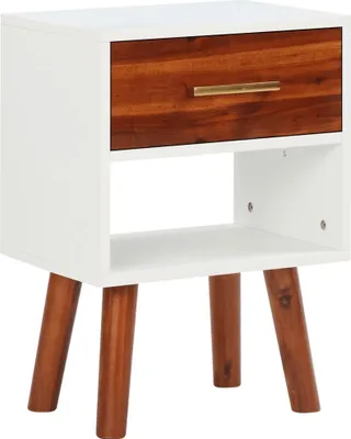 Produktbild von Maison Exclusive - Nachttisch Akazienholz Massiv 40x30x57 cm