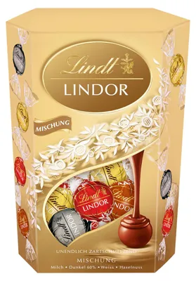 Immagine prodotto di Lindt Lindor Cornet con ripieno fondente 500g