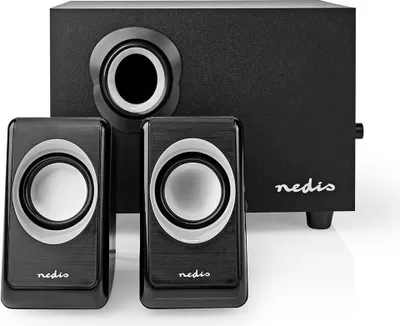 Zdjęcie produktu dla Głośniki Nedis PC - 2.1 - 33 W - wtyczka 3,5 mm - zasilane przez USB - regulacja głośności