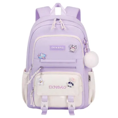 Produktbild von Schulranzen, Mädchen-Rucksack, leichter Kinderrucksack, Schulrucksack, Büchertasche für Grundschule, Wasserdicht, großes Fassungsvermögen,Oxford-Stoff