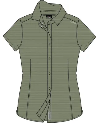 Image de CMP, chemise pour femme, couleur olive, taille 48