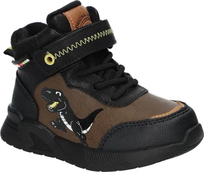 Produktbild von American Club Xd168 Kinder Winterschuhe mit Fleecefutter Klett & Reißverschluss, Winterstiefel, Winterstiefeletten, Braun 26