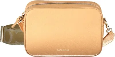Produktbild von Damenhandtasche Orange mit Kontrastdetails und abnehmbarem Gurt