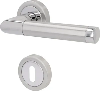 Produktbild von Rosettengarnitur BB Dallas II Edelstahl Bicolor