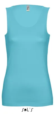 Produktbild von SOLs 11475 | WomenŽs Tank Top Jane Damen T-Shirt - Farbe: Atoll Blue - Größe: XL