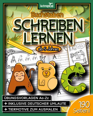 Produktbild von Buchstaben schreiben lernen ab 5 Jahren