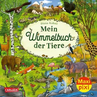 Immagine prodotto di Maxi Pixi 417: VE 5: Mein Wimmelbuch der Tiere (5 Exemplare)