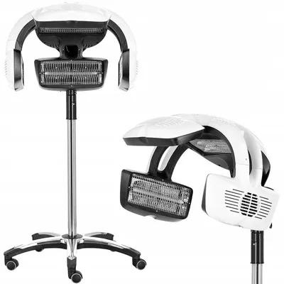 Produktbild von 1500 W Infrarot Haartrockner Standgerät – Trockenhaube mit Temperaturregelung (0–60 °C) – Für Färben, Dauerwelle & Ölbehandlung, Salon-Haartrockner