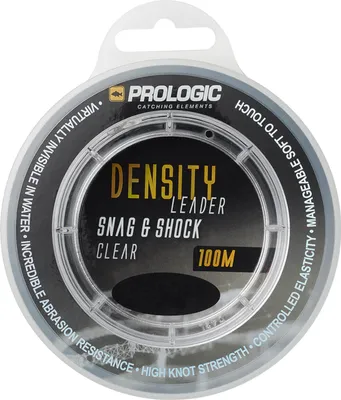 Produktbild von Prologic Density Snag & Shock Leader Clear - 100m Vorfachschnur, Durchmesser/Tragkraft:0.50mm / 13.6kg / 30lbs