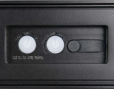 Obrázok produktu pre Nástenné svietidlo LED, čierne, senzor, H 30,5 cm
