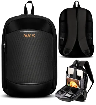 Produktbild von Nils Camp NC4504 Laptop Rucksack Grau mit Diebstahlschutz