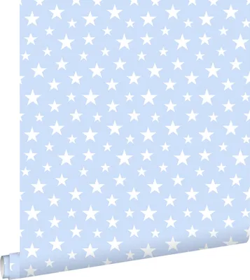 Produktbild von ESTAhome Tapete kleine Sterne Hellblau 53 cm x 10.05 m