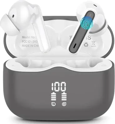 Produktbild von In Ear Kopfhörer mit Noise Cancelling, Kopfhörer Kabellos Bluetooth 5.3 In Ear Kopfhörer mit 4 ENC Mic, Deep Bass,IP7 Waterproof, Wireless Headphones