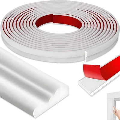 Productafbeelding van Zelfklevende sierlijsten, flexibel, 3 meter x 40 mm, geschikt voor wanden en raamkozijnen