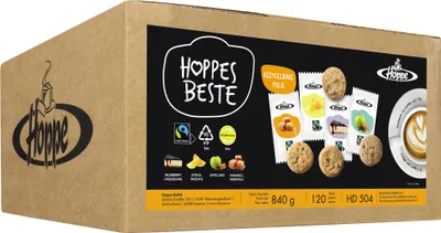 Produktbild von Hoppe Fairtrade Beste Mischung 120 Stück einzeln verpackt 800g